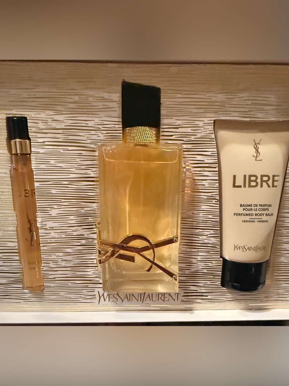 Yves Saint Laurent Libre Trio Set - Gold and Black Accents